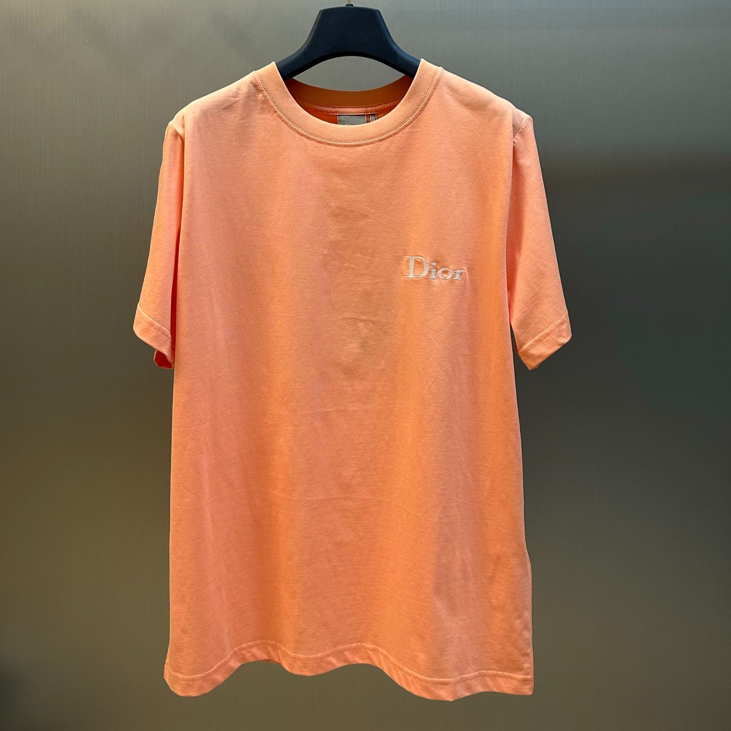 Dior loose fit T-shirt, cotton, Dior embroidery（683J606A3282-C880）