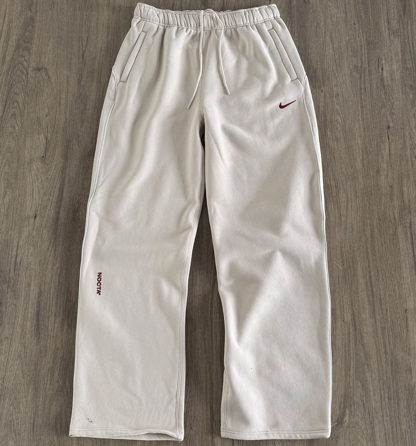 Nike x Drake NOCTA Fleece CS Open Hem Sweatpant (FZ4675-010）