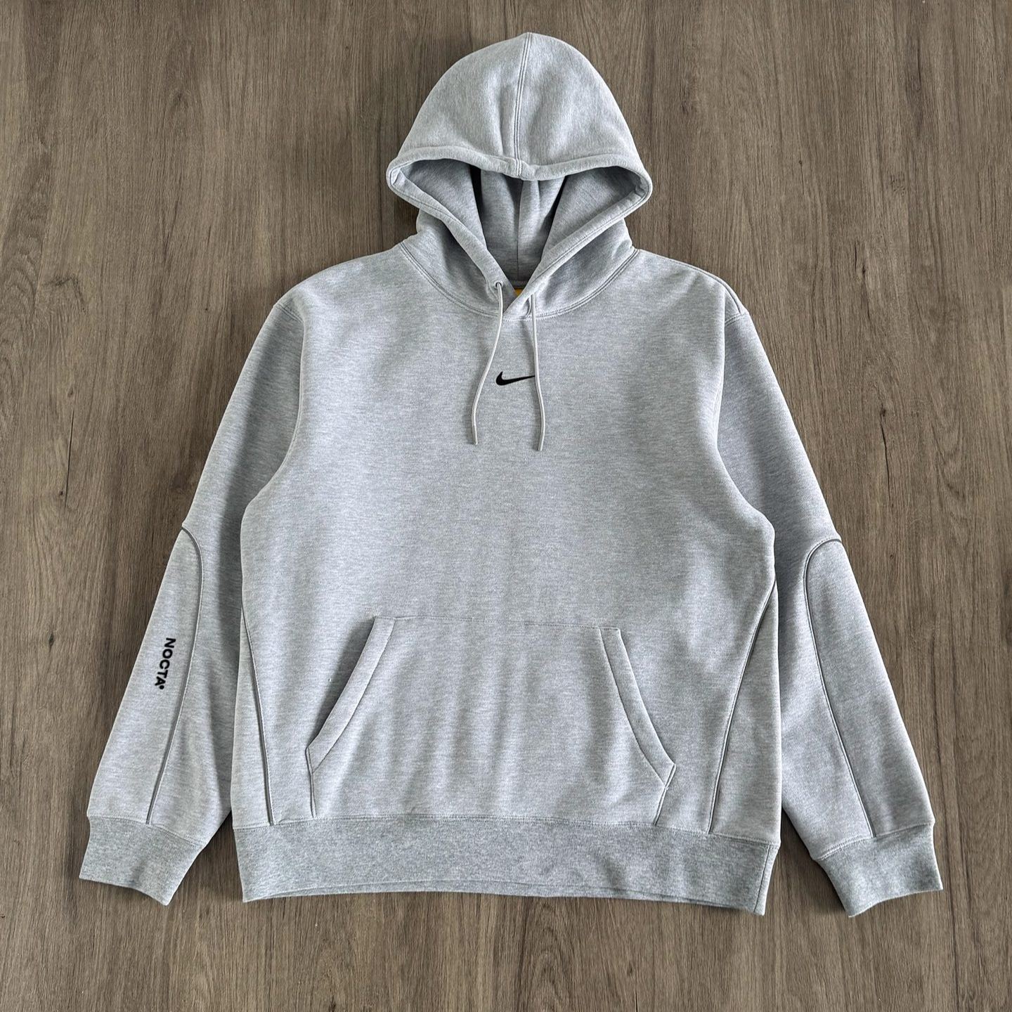 Nike x Drake NOCTA Fleece CS Hoodie "Grey"  (FN7659-063）