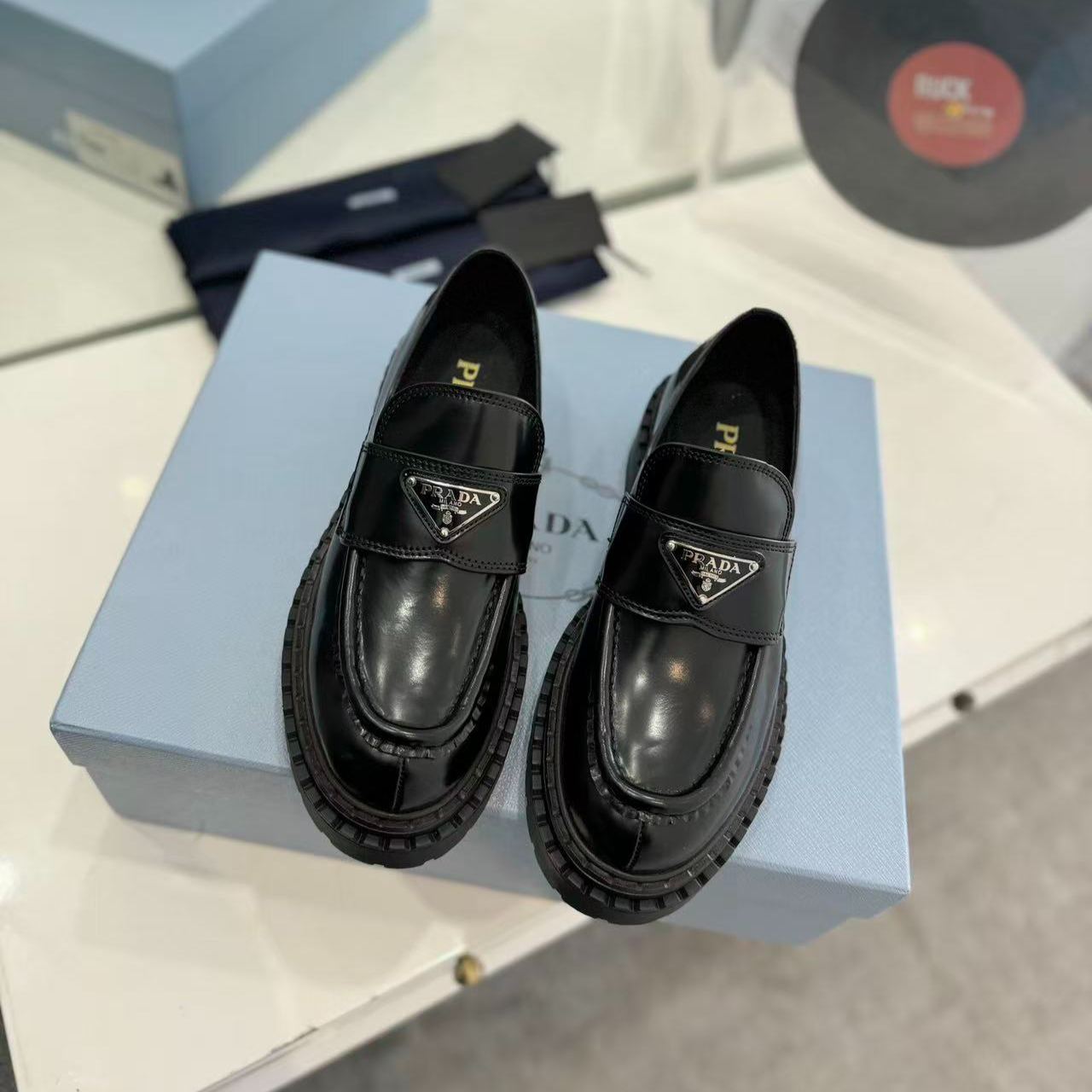 PRADA Monolith loafers（1D649M_B4L_F0002_F_B055）