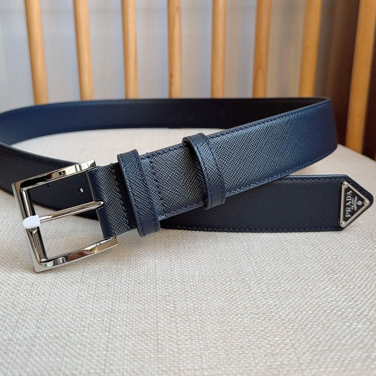 PRADA Saffiano leather belt-3.5cm（2CC545053F0002）