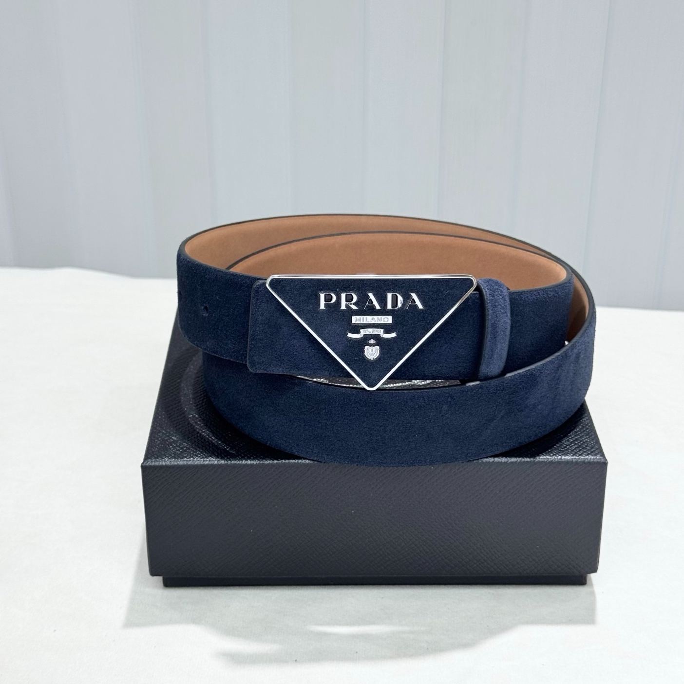 PRADA Suede Belt Strap （2CA004_054_F0008）