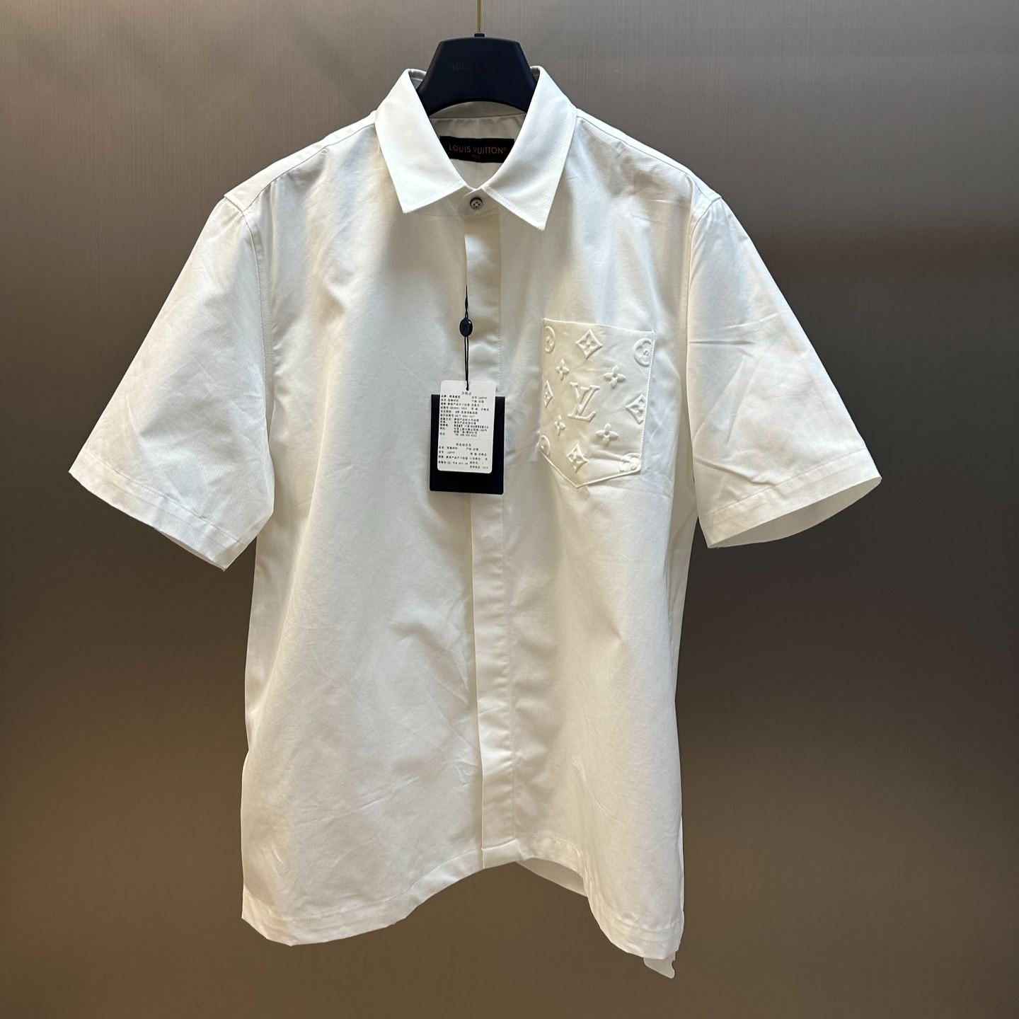 Louis Vuitton Monogram Pocket Short-Sleeve Shirt(1AHVYP）