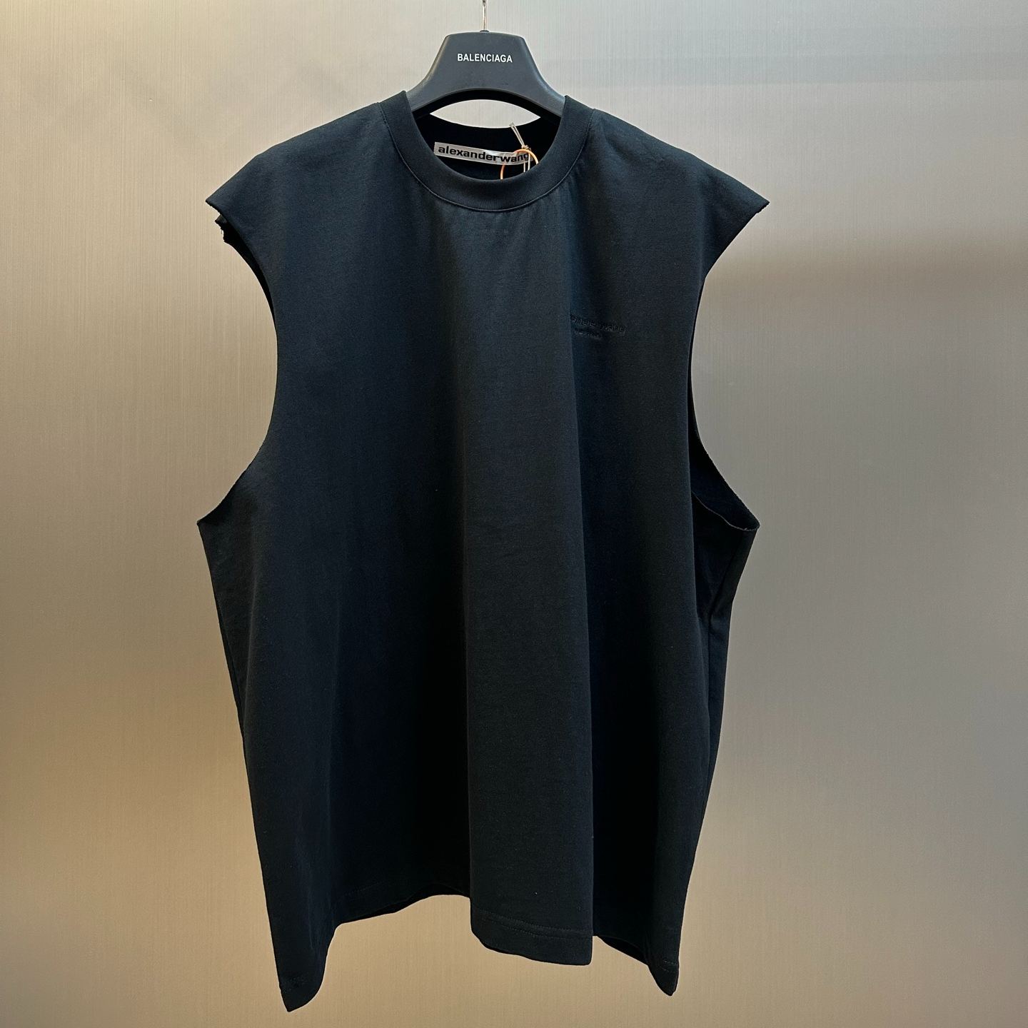 Alexander Wang Cropped Tank Top  (6CC3251105100）