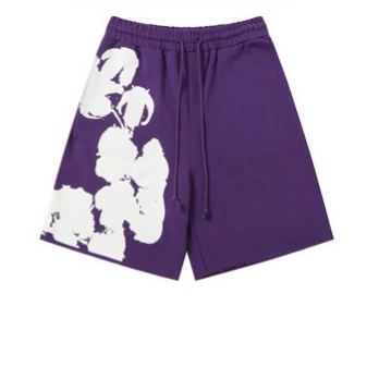 Denim Tears Big Cotton Wreath Sweat Shorts (SS25BRS0601）