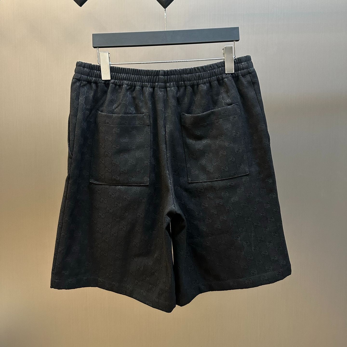 GUCCI GG canvas shorts black（810782-ZAM7G-1000）