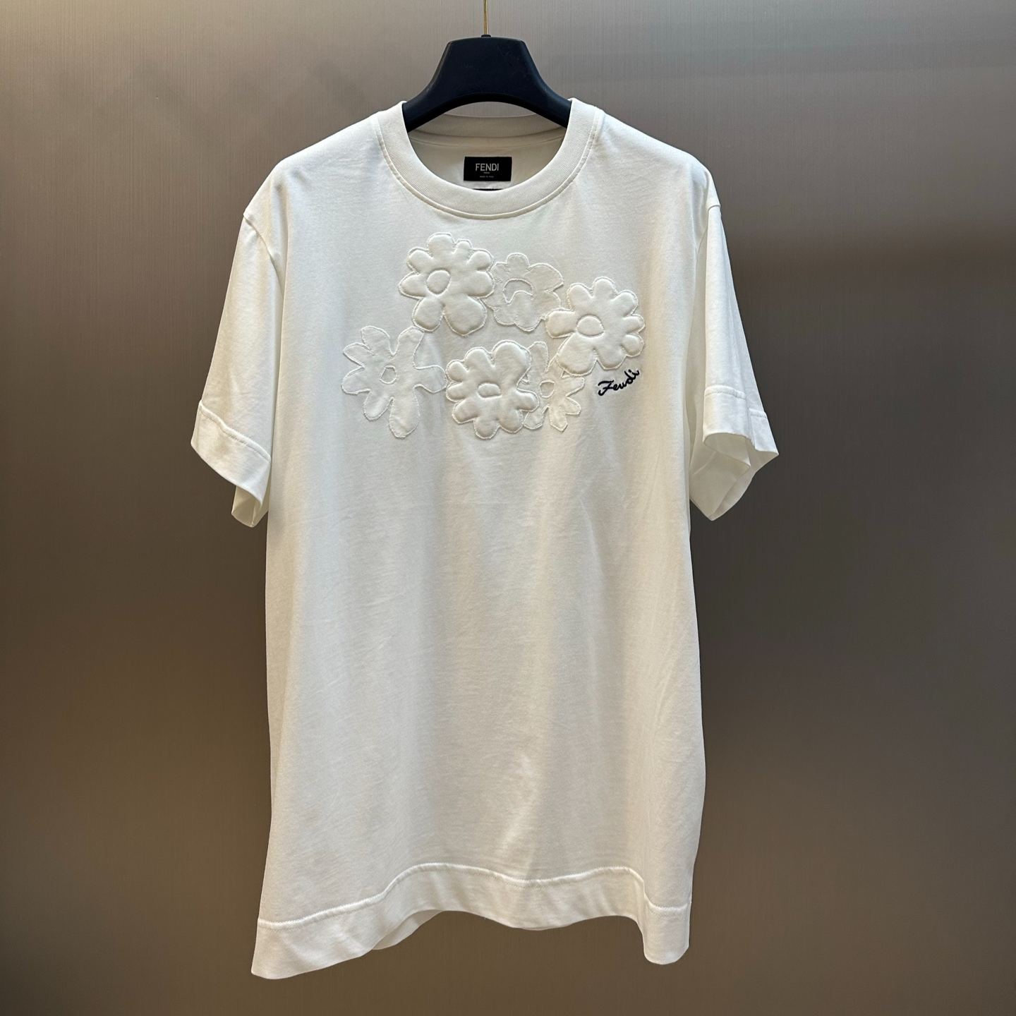Fendi T-Shirt Cotton White(FY0936AYXOF0H0G）