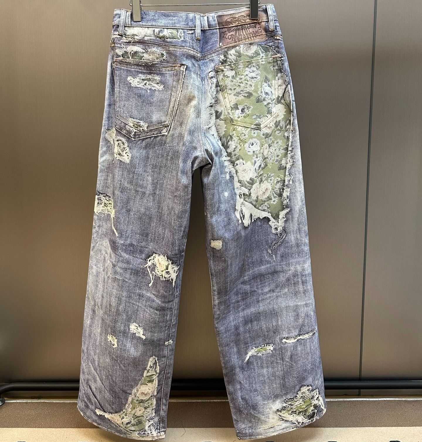 Acne Studios Optical illusion jeans - 1981 (CK0141-AFY）
