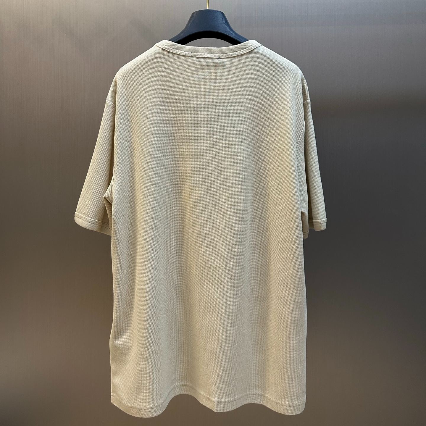 PRADA Limestone Cotton T-shirt（UJN994_19DP_F0A08_S_OOO）