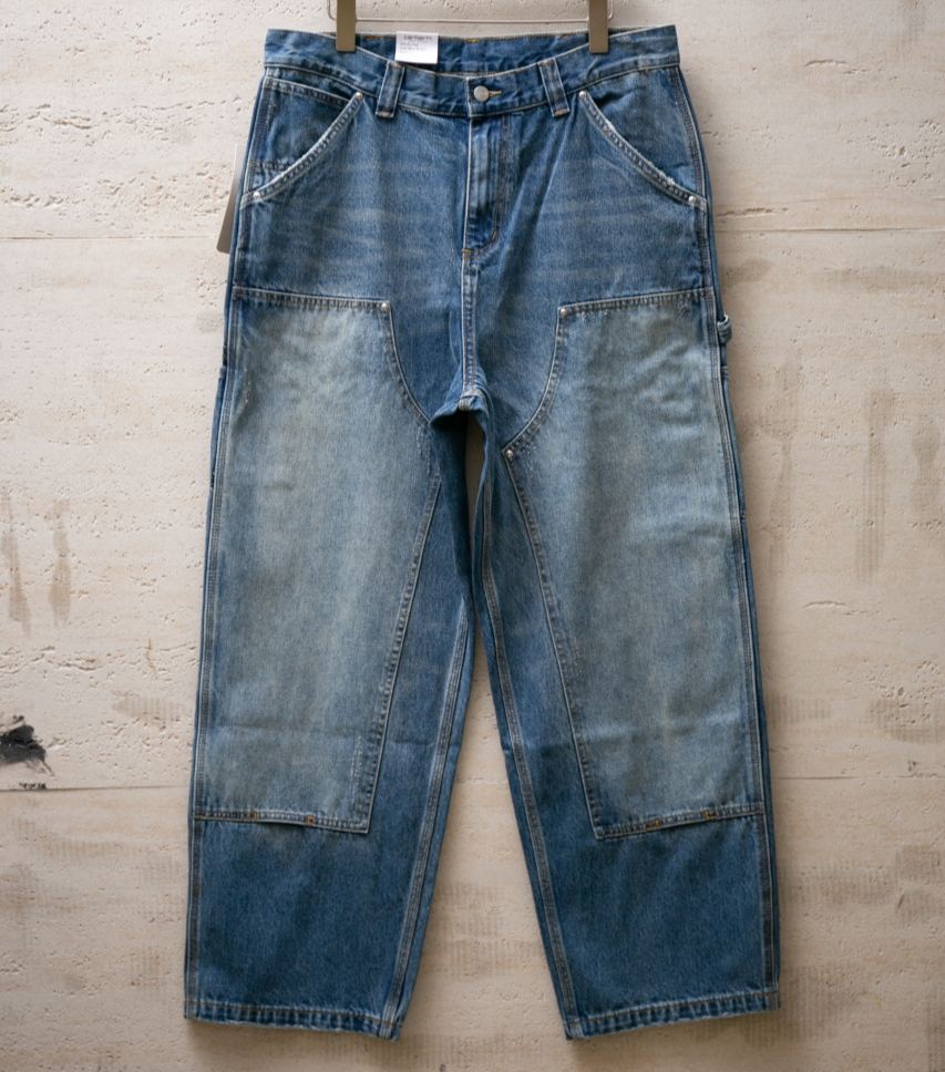 Carhartt Work In Progress Blue OG Drape Jeans (261111M186017）