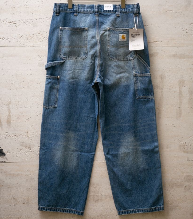 Carhartt Work In Progress Blue OG Drape Jeans (261111M186017）
