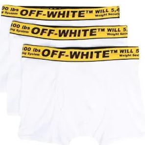 Off White Classic Industrial Waistband Boxers（OMUA003C99FAB0031018）