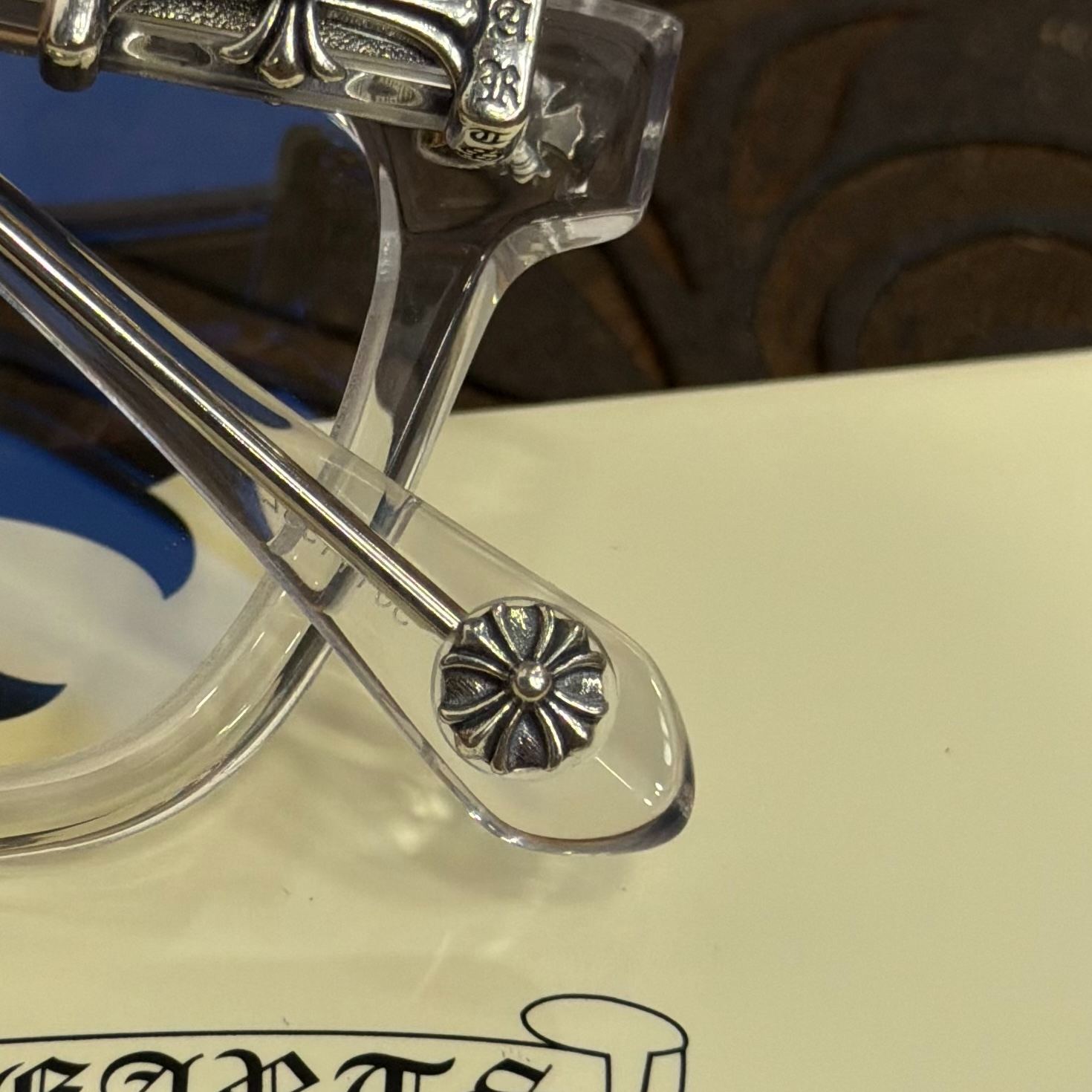 Chrome Hearts Cox Ucker CRYS Glasses Frame (CHROME HEARTS 434）