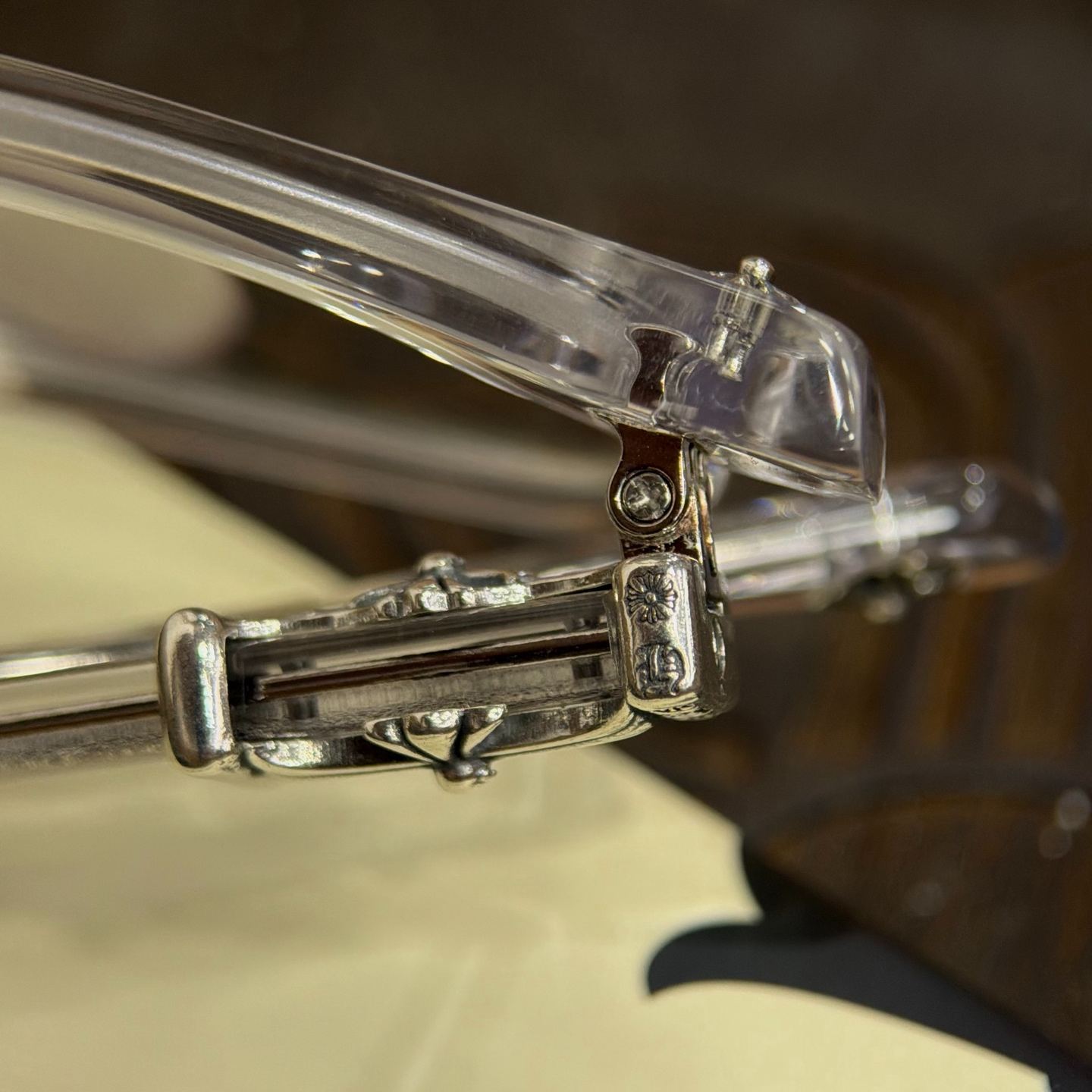 Chrome Hearts Cox Ucker CRYS Glasses Frame (CHROME HEARTS 434）