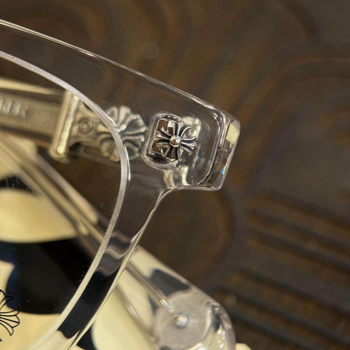 Chrome Hearts Cox Ucker CRYS Glasses Frame (CHROME HEARTS 434）