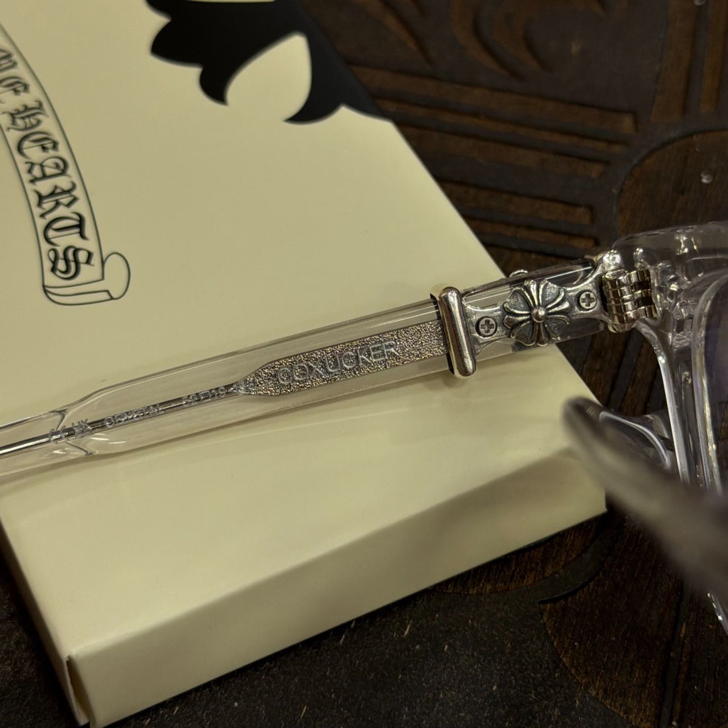 Chrome Hearts Cox Ucker CRYS Glasses Frame (CHROME HEARTS 434）