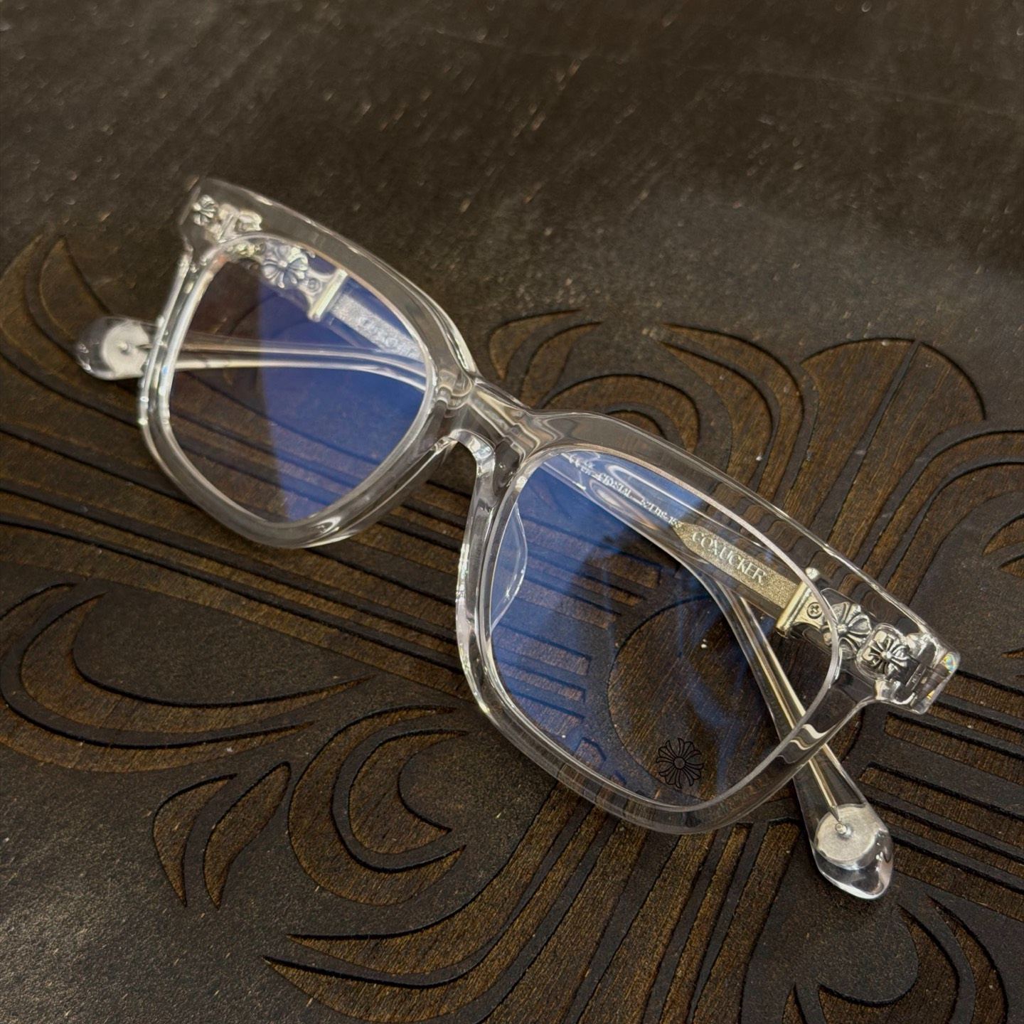 Chrome Hearts Cox Ucker CRYS Glasses Frame (CHROME HEARTS 434）
