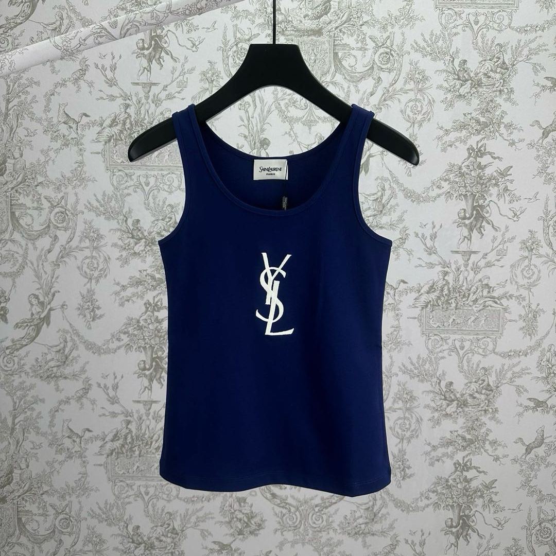 Saint Laurent  logo vest（858319PCEXY38AK4069）