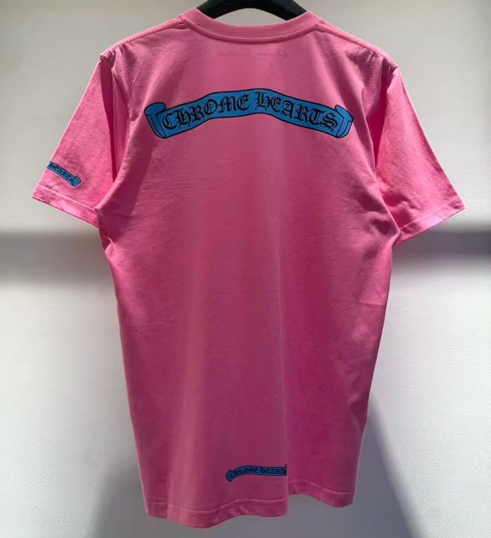 CHROME HEARTS Scroll Label Logo T-Shirt (CHROME HEARTS A005）