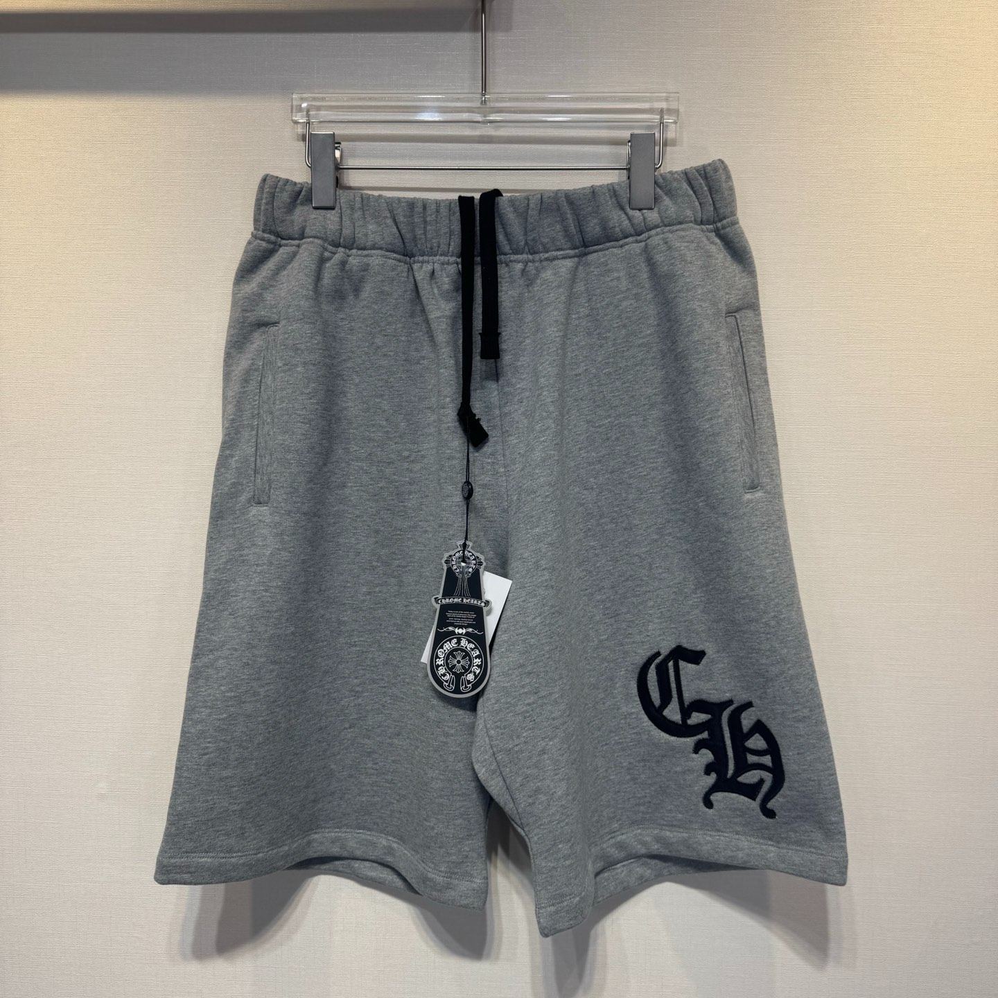 Chrome Hearts 711 Nylon CH Sweatshorts 'Grey' (01383 1SS2505CH7NCS）