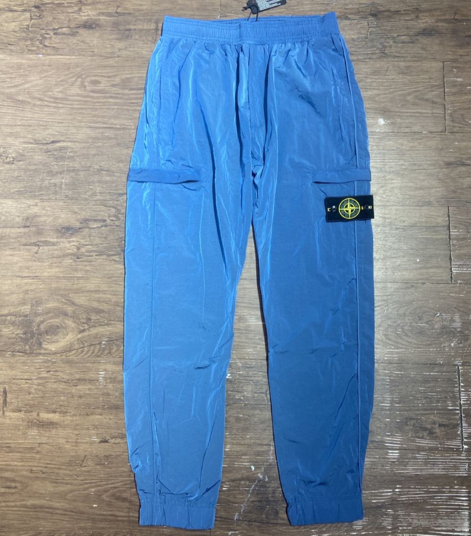 Stone Island cargo pants, black nylon（761564751 001）