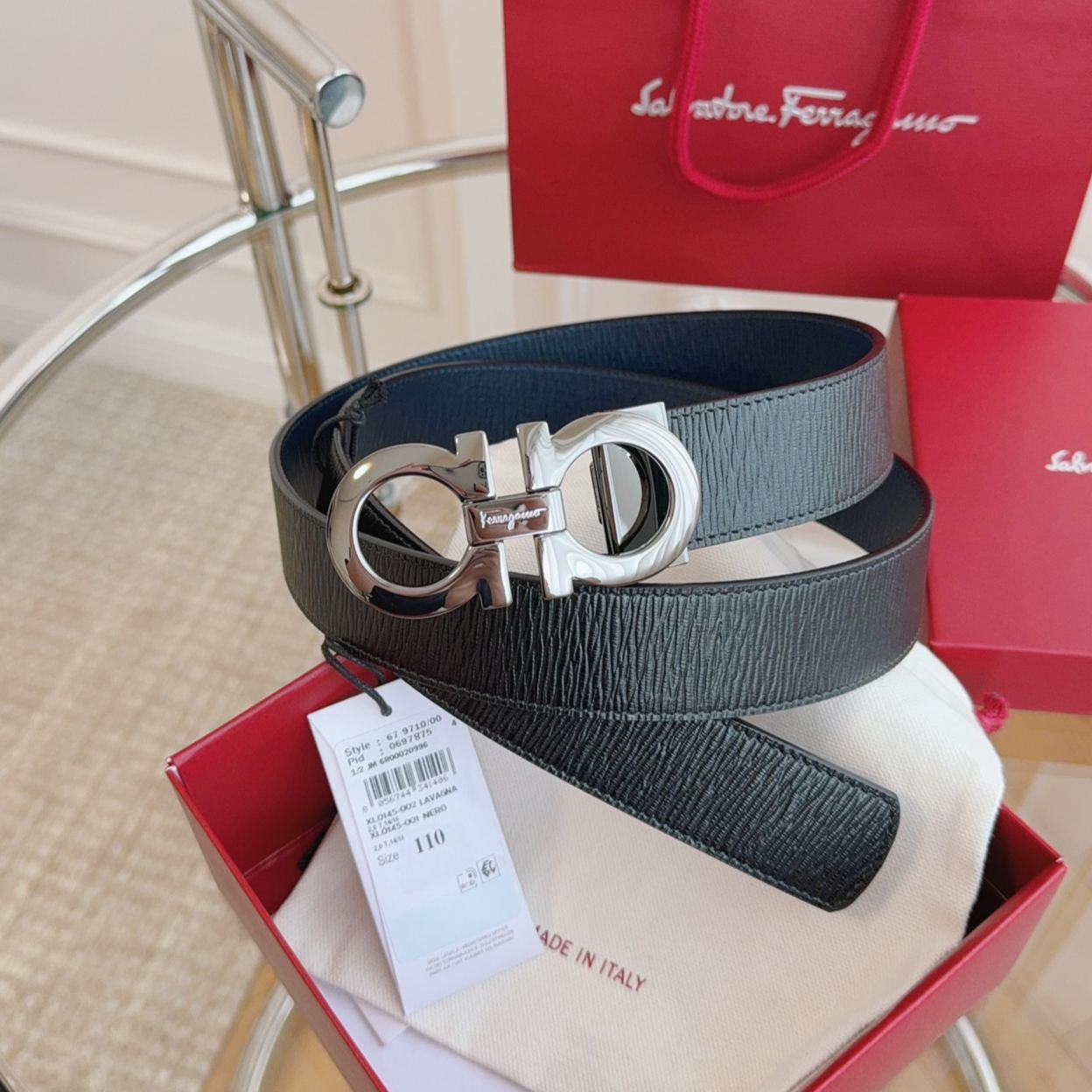Ferragamo Reversible Belt（679710 746507）