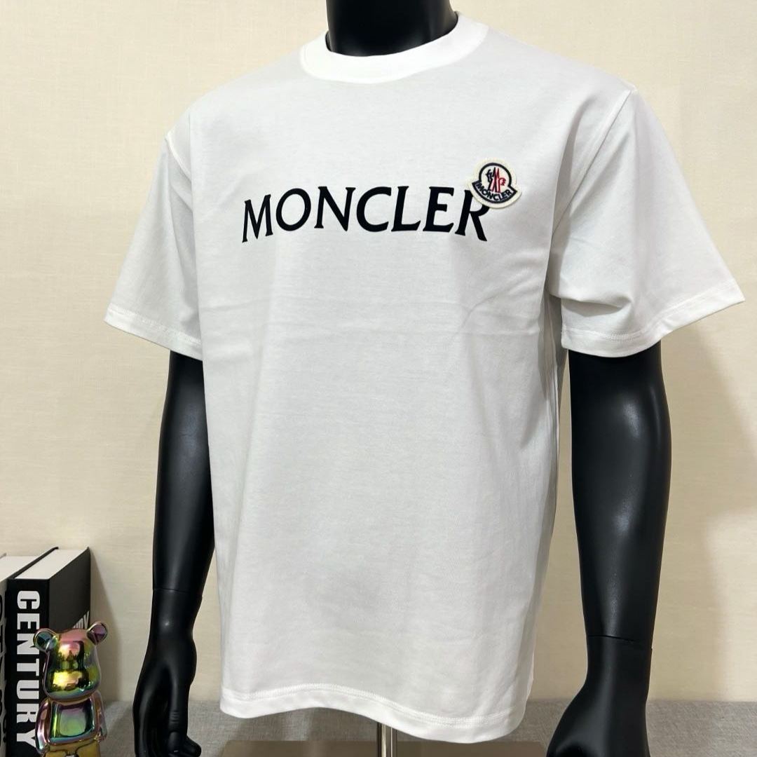 Moncler Flocked Logo Cotton T-Shirt（J20918C000248390T778）