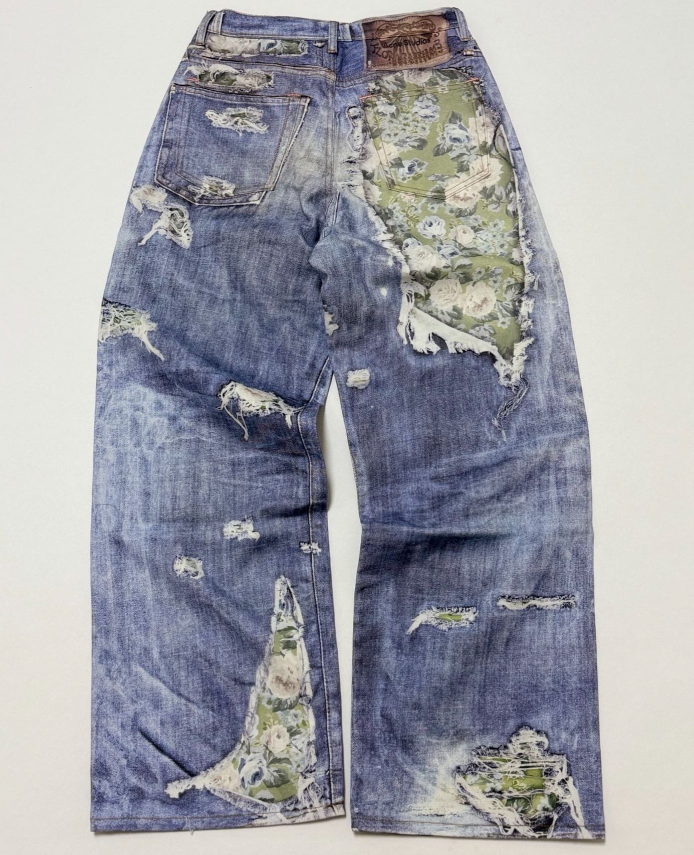 Acne Studios Optical illusion jeans - 1981 (CK0141-AFY）