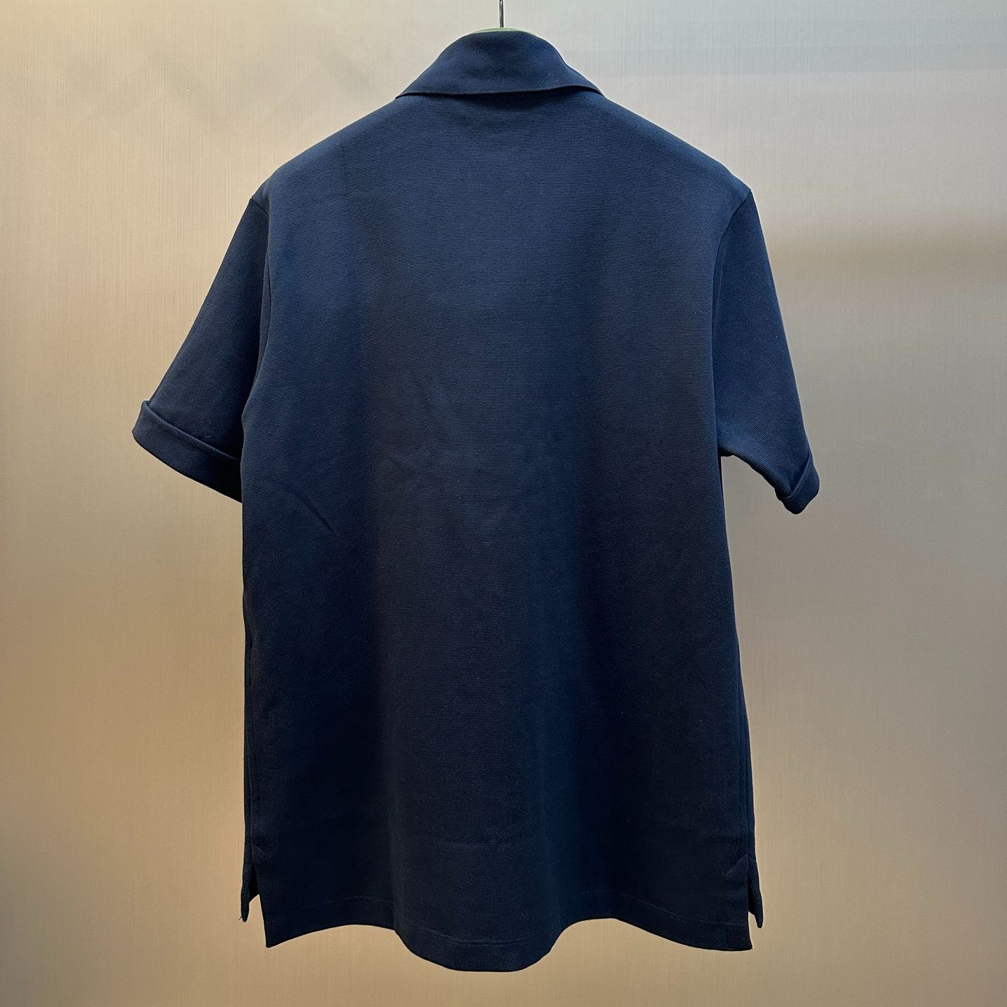 Gucci Cotton Jersey Polo Shirt 'Navy blue（742380-XJGKU-4215）