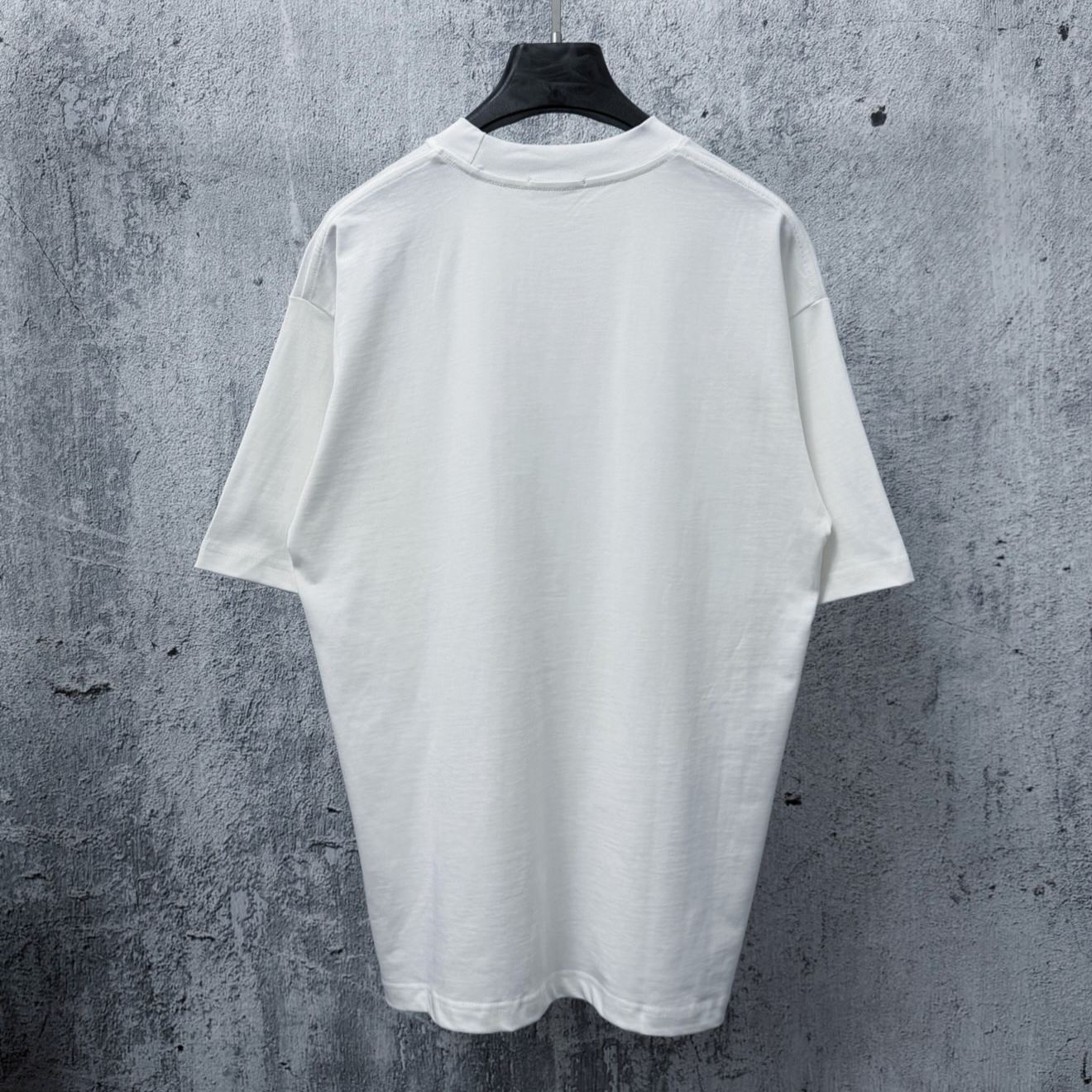 Prada crew neck short-sleeve T-shirt（UJN843_12TQ_F0009_S_231）