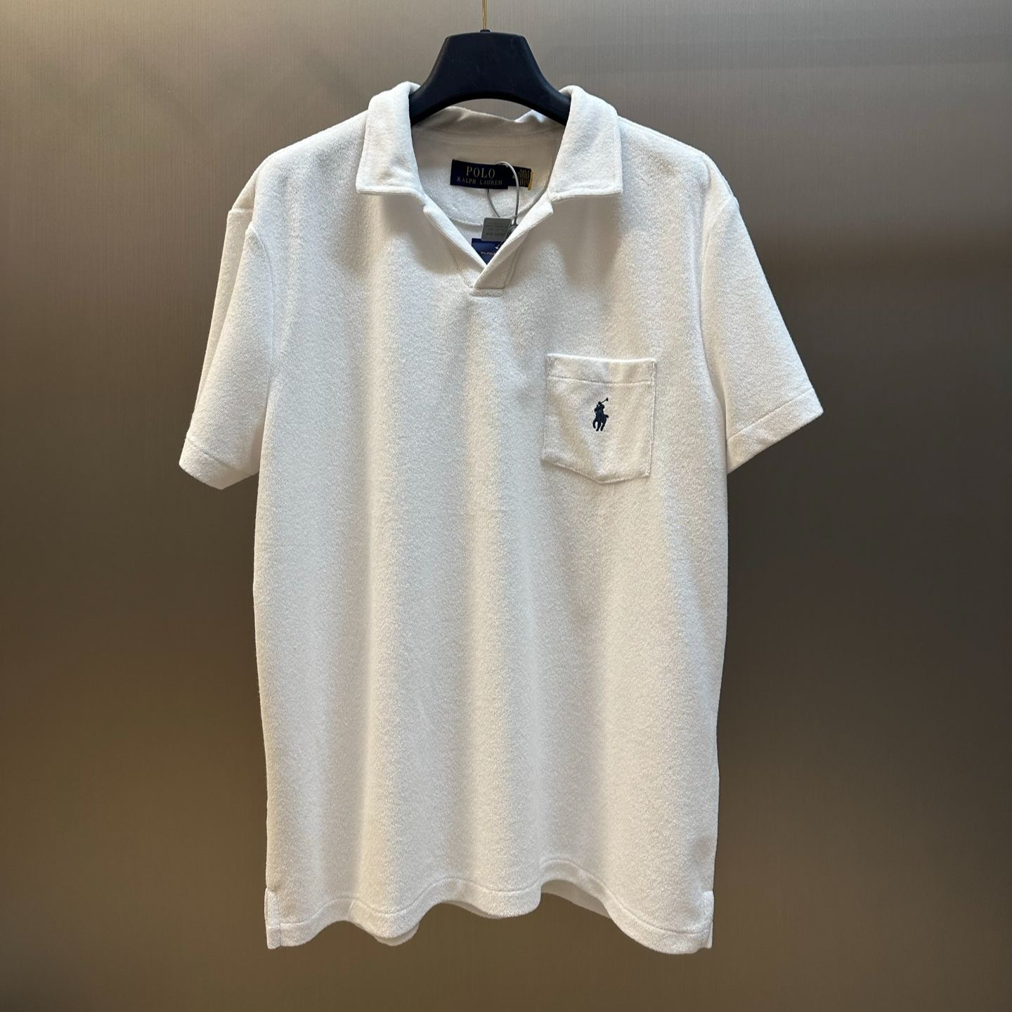 Polo Ralph Lauren Shirt 'TERRY' in White（MNPOKNI1N822131-020）