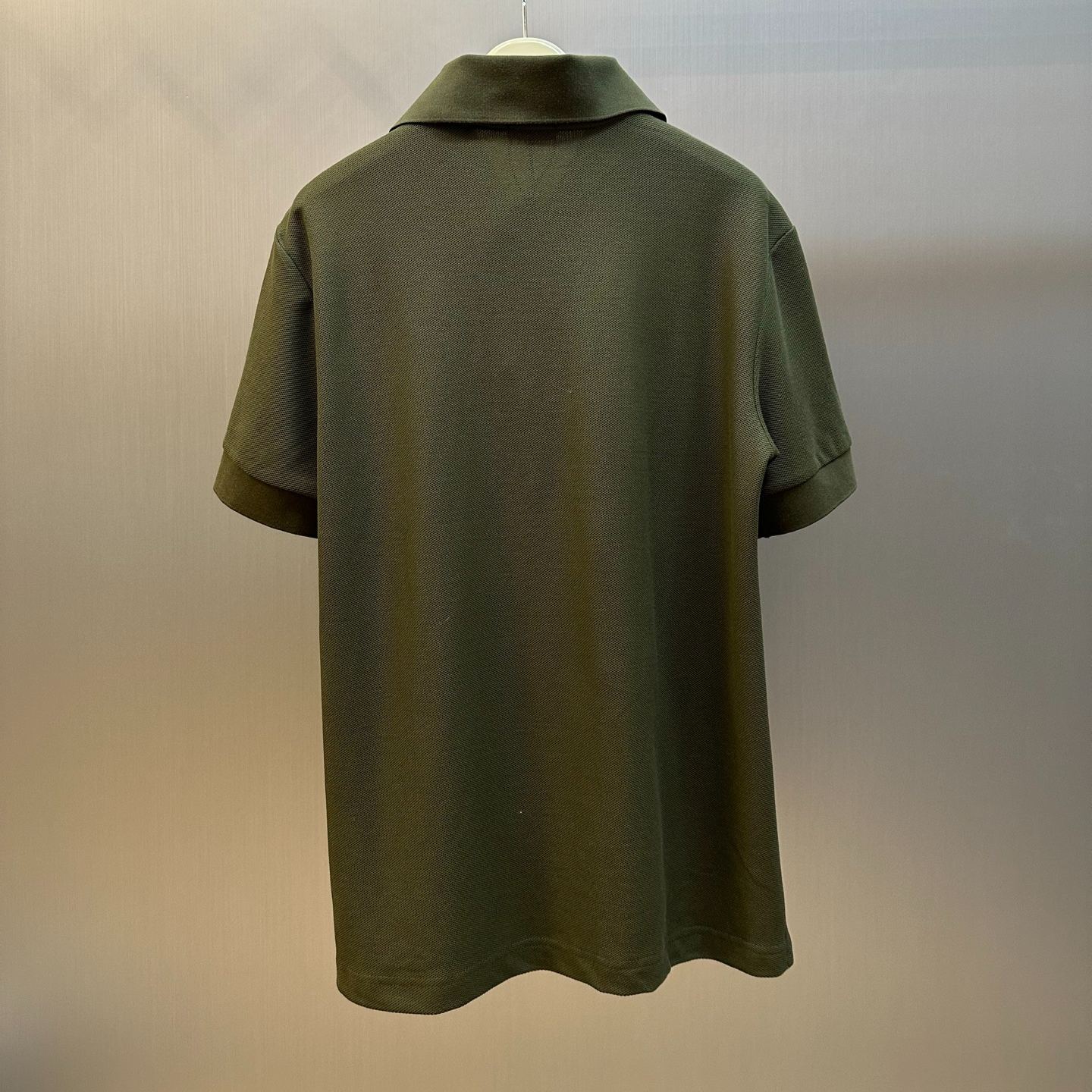 Burberry Metallic EKD Cotton Polo Shirt "Marsh Green"（81190101）
