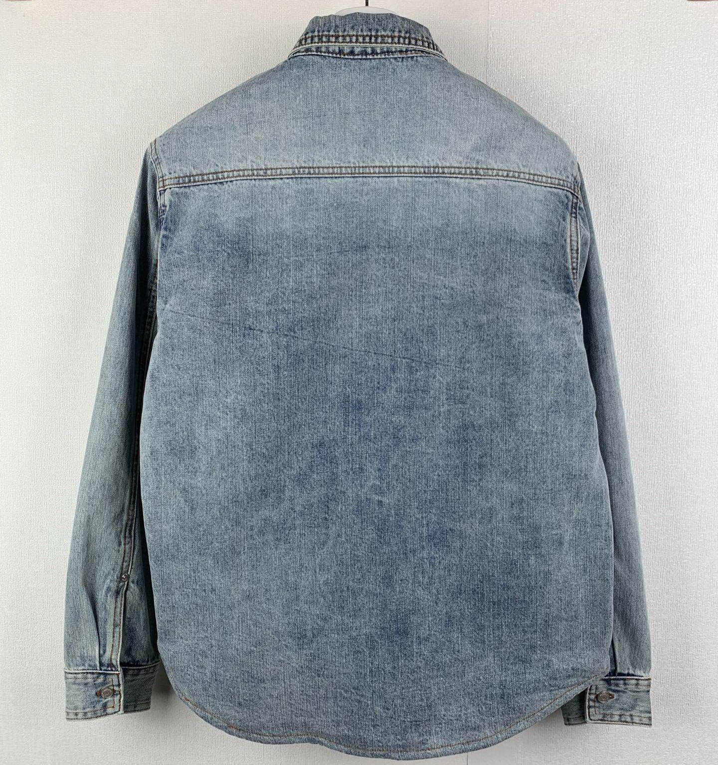 Dior o1w1db11025 513D59 Overshirt with Checkered Interior in Blue（513D591A3002506）