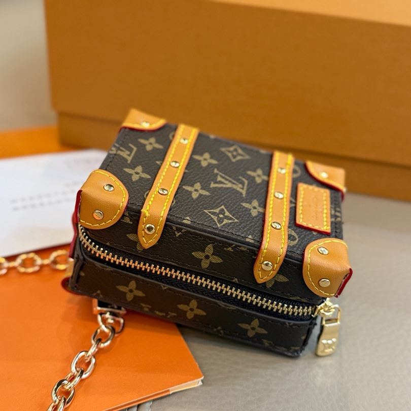 Louis Vuitton Soft Trunk Backpack Bag Charm and Key Holder （M69483）