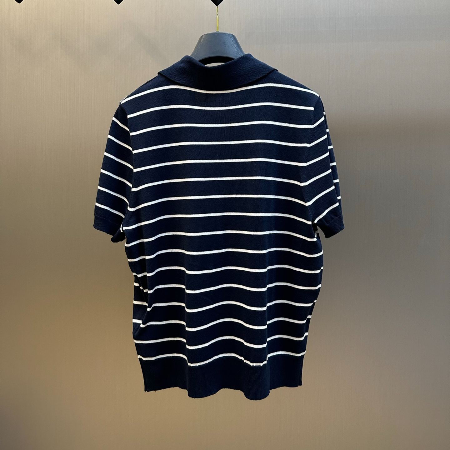 PRADA Short-sleeved striped cotton polo shirt（UJN903SOOO1YR4_F0002）
