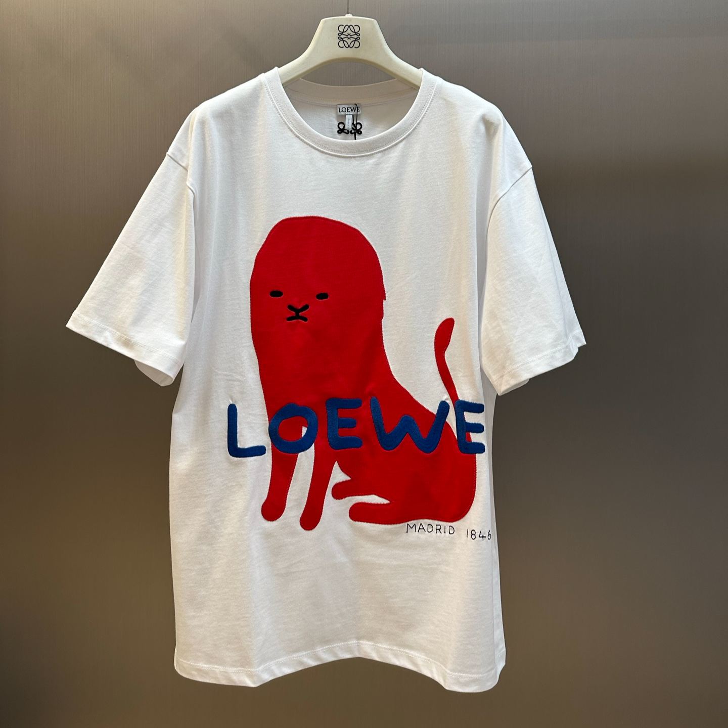LOEWE Regular fit t-shirt in cotton（S35OY22X03）