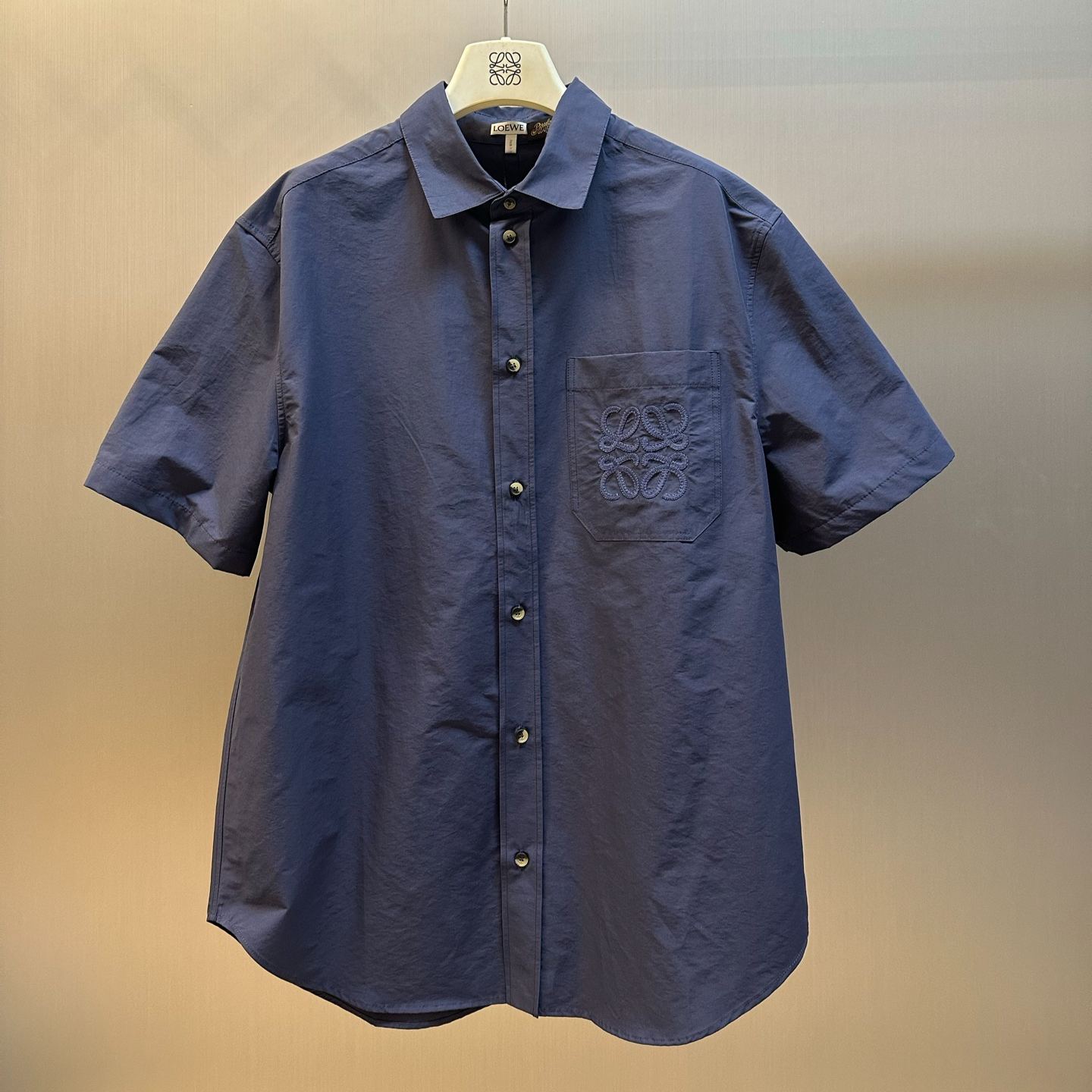 LOEWE Short sleeve shirt in cotton blend（H616Y05X93）