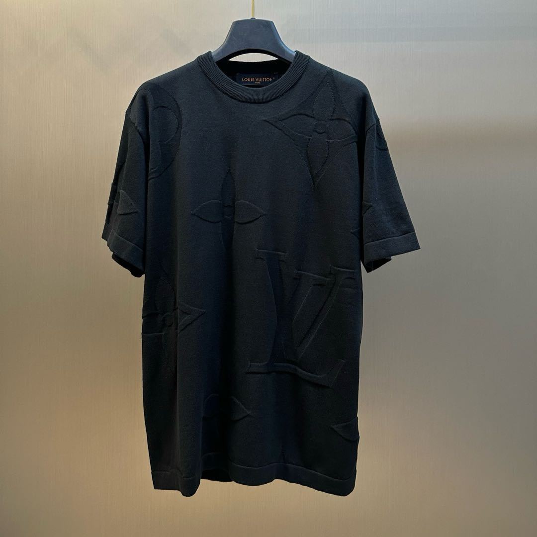 Louis Vuitton Monogrammed short sleeve cotton crew neck（1AFYEW）