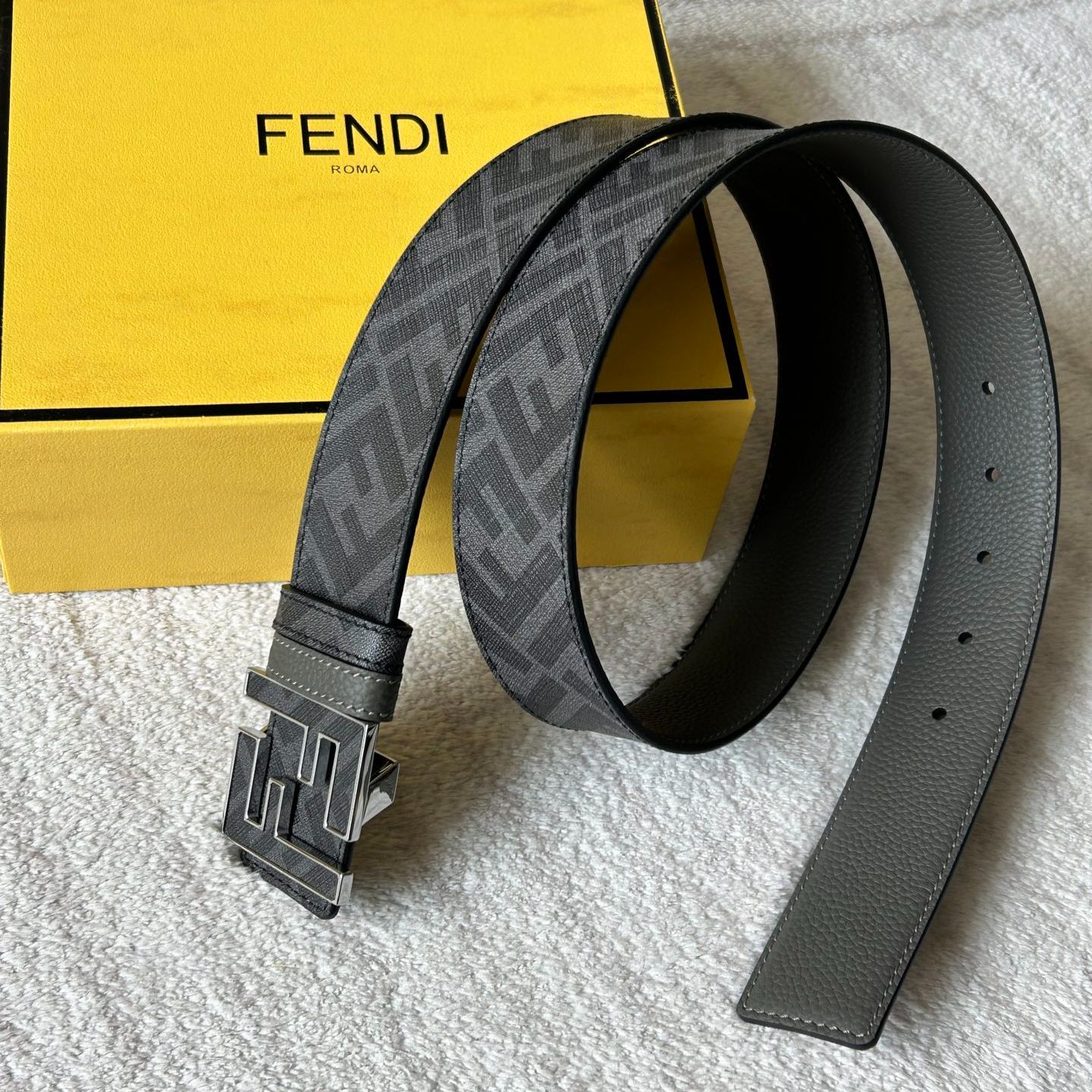 Fendi Printed Belt for Men-4cm（FENA96QY）