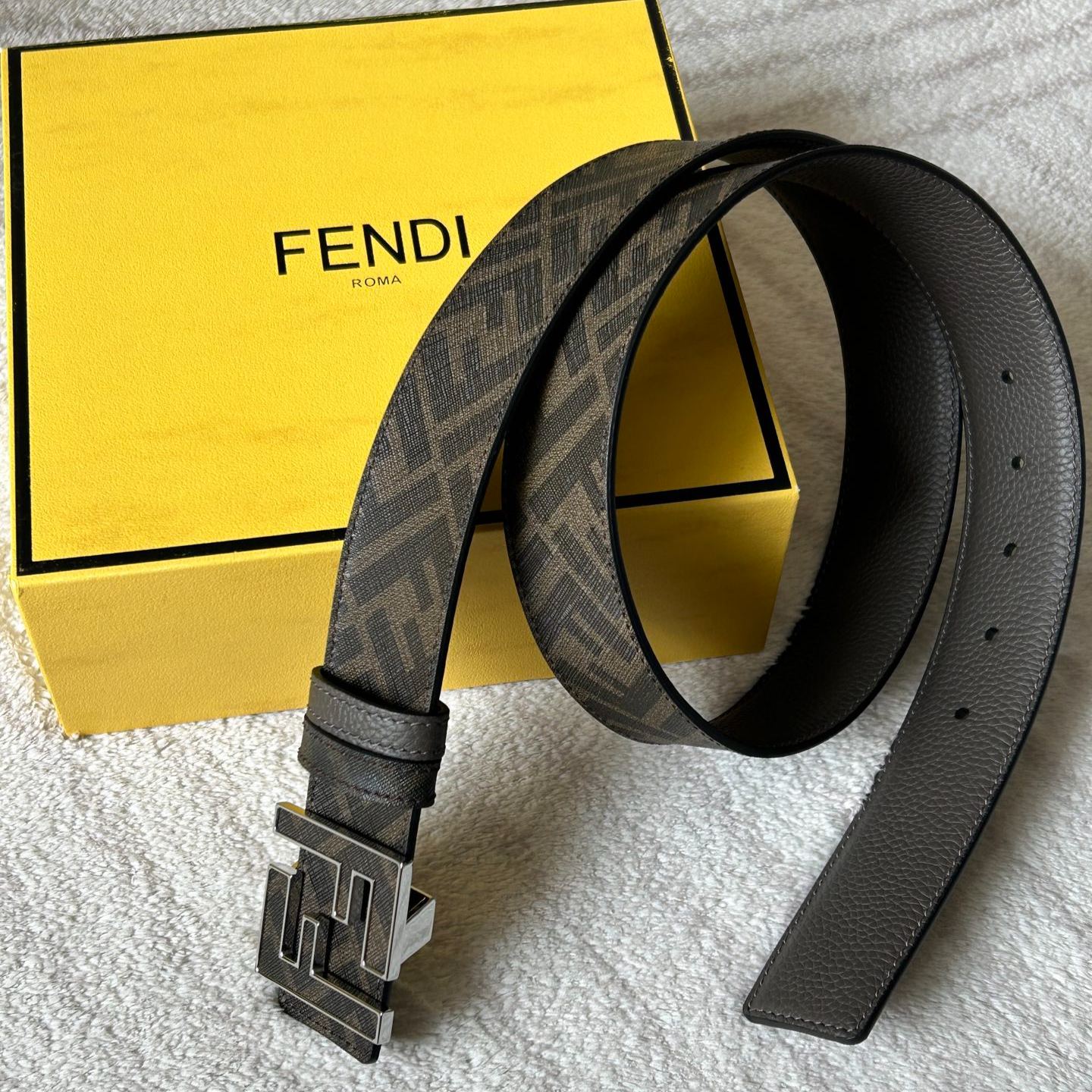 Fendi Printed Belt for Men-4cm（FENA96QY）