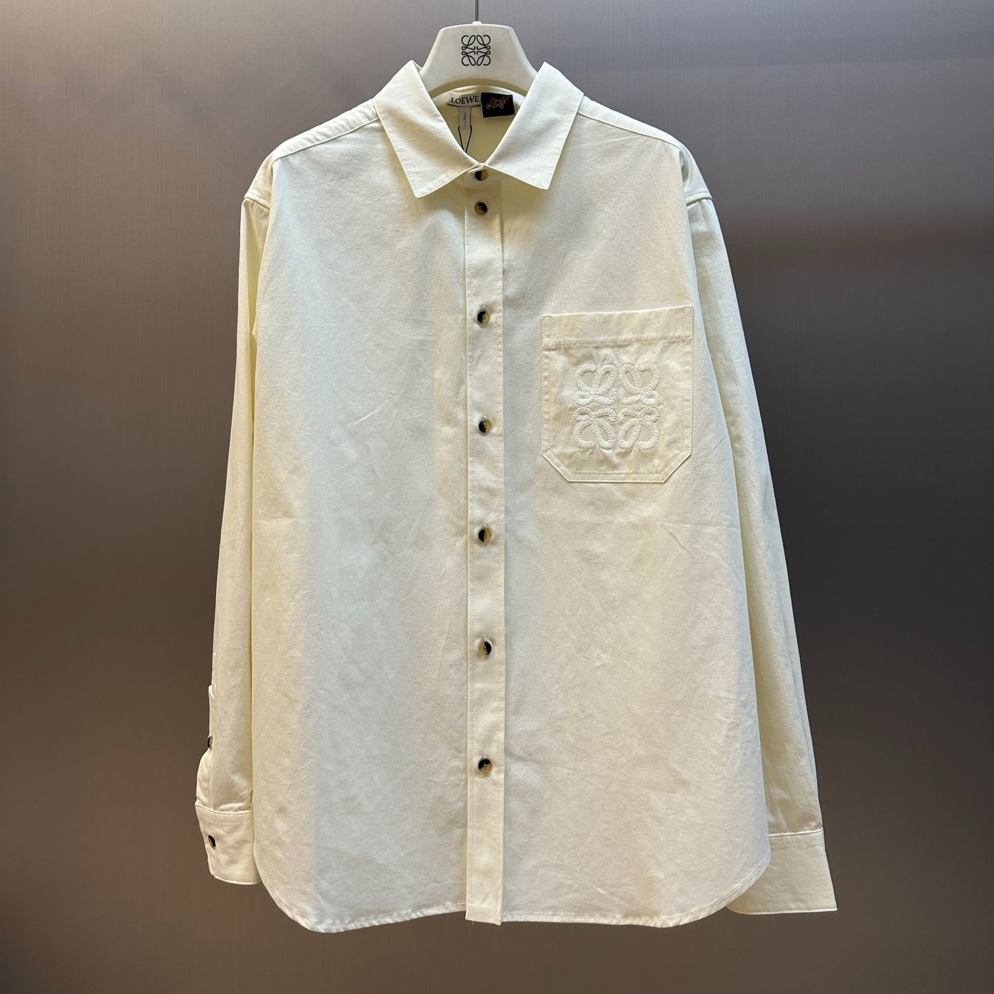 LOEWE Beige Lyocell Fiber Shirt（H616Y05XA0-2110）