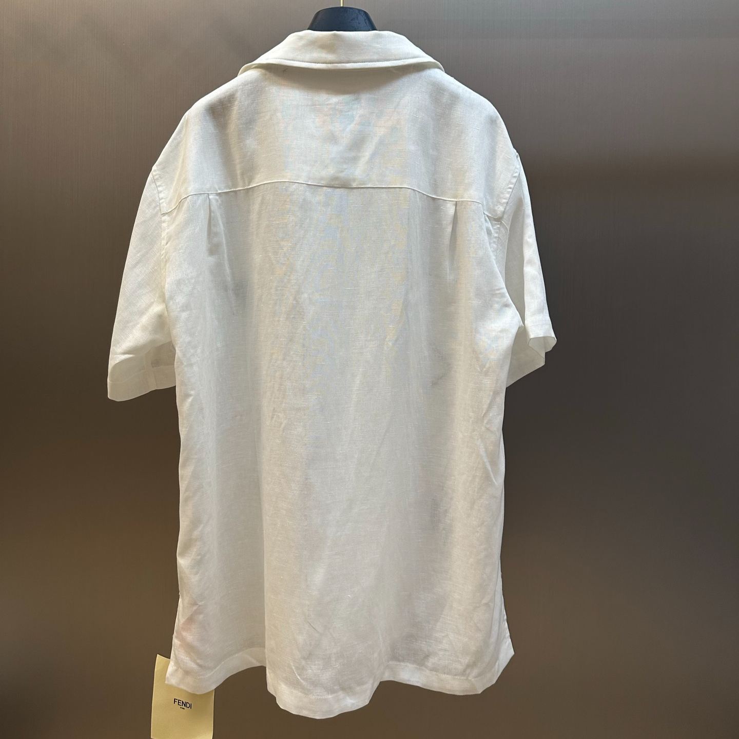 FENDI embroidered linen shirt (FS1324AY4Q）