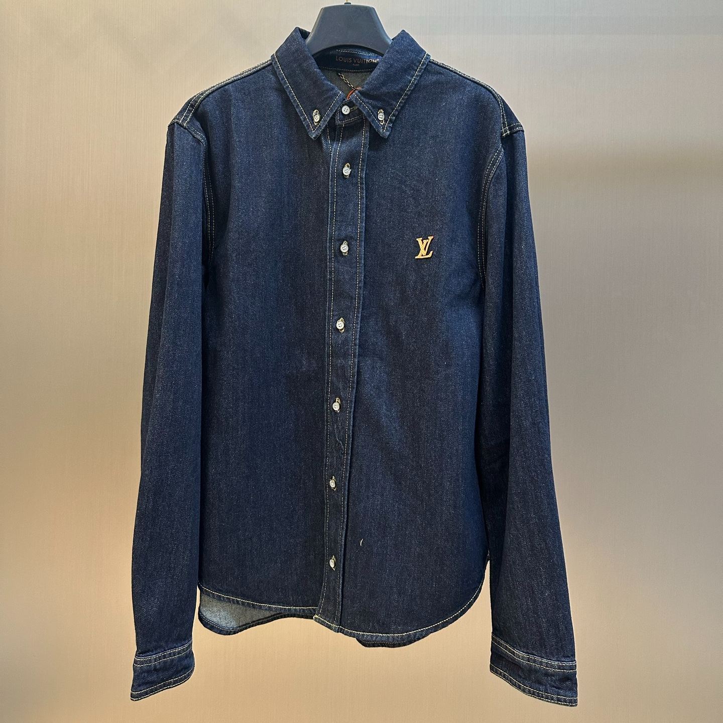 Louis Vuitton Denim Long-Sleeve Shirt（1AK7CN）