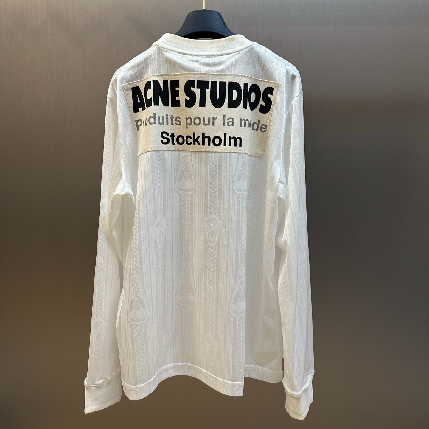 Acne Studios Logo Sports Jersey Top (FN-MN-TSHI000680）