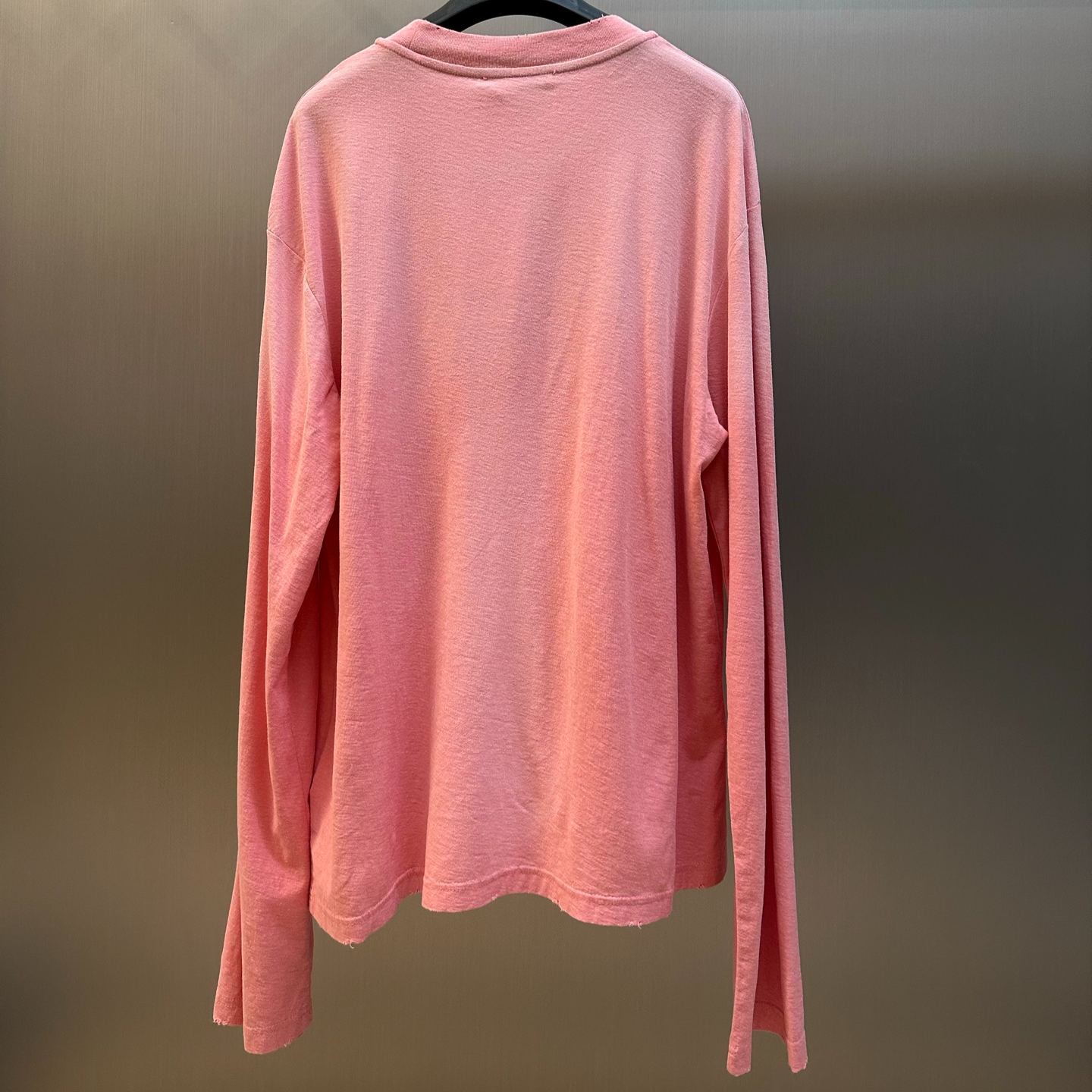 Acne Studios Sprayed 1996 logo t-shirt Tango pink (FN-UX-TSHI000016）