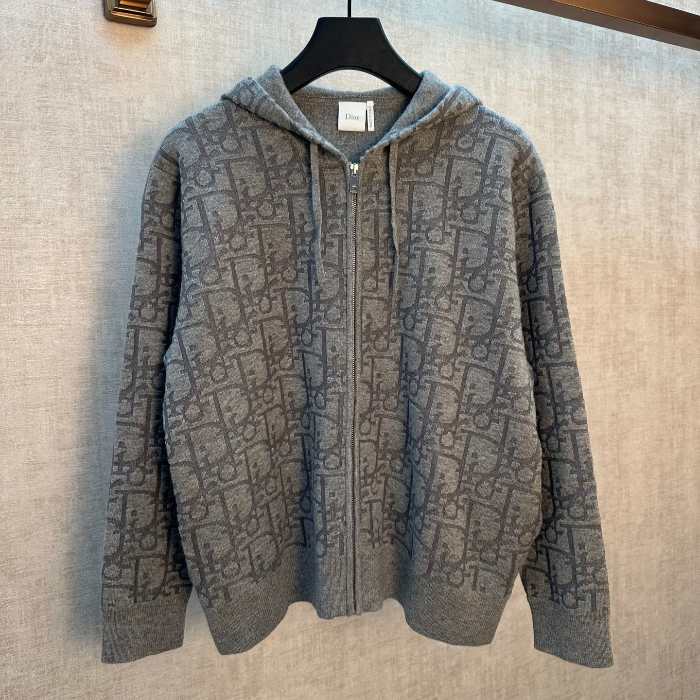 DIOR Hooded Zip-Up Cardigan（624G28A2E37_X5790）