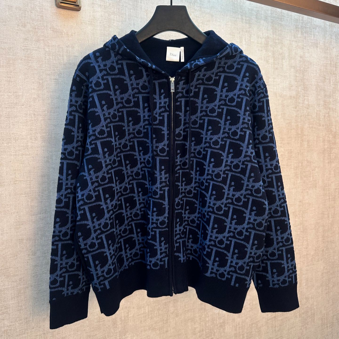 DIOR Hooded Zip-Up Cardigan（624G28A2E37_X5790）