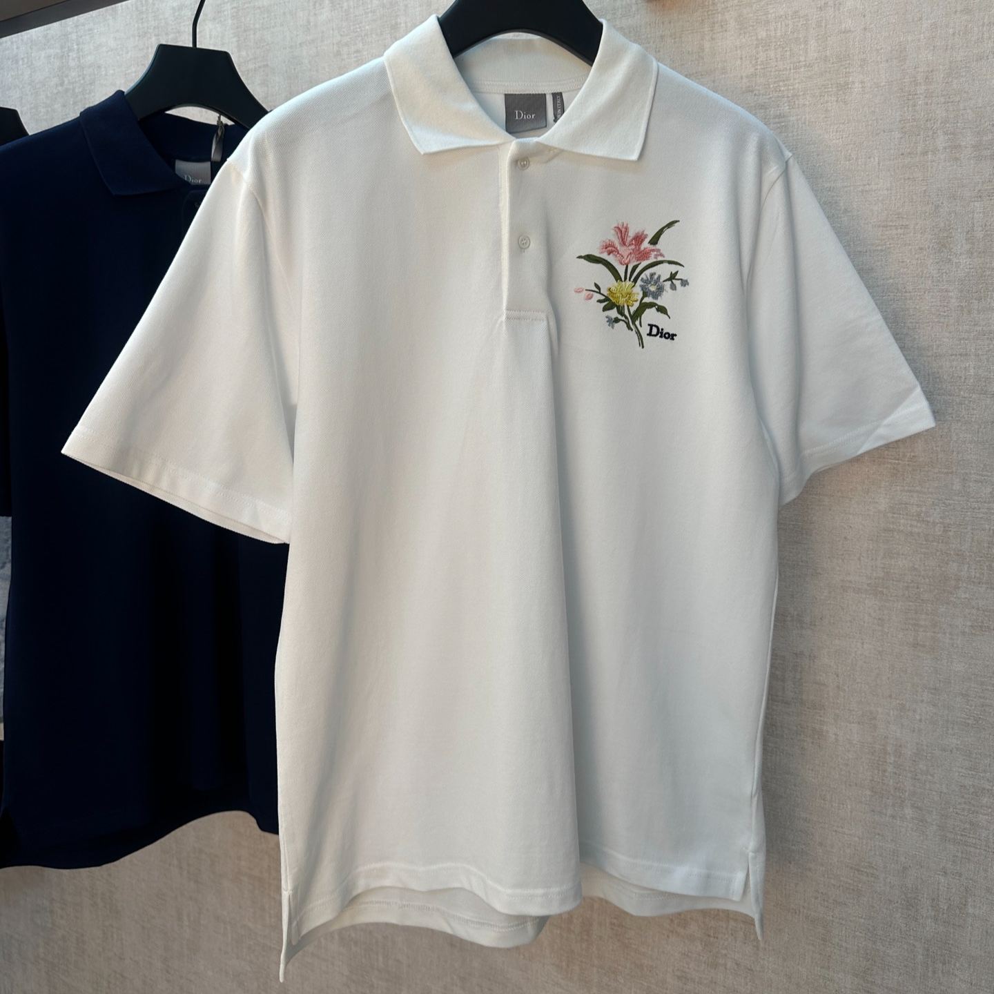 DIOR Relaxed-Fit Polo Shirt（693J808A3040_C084）