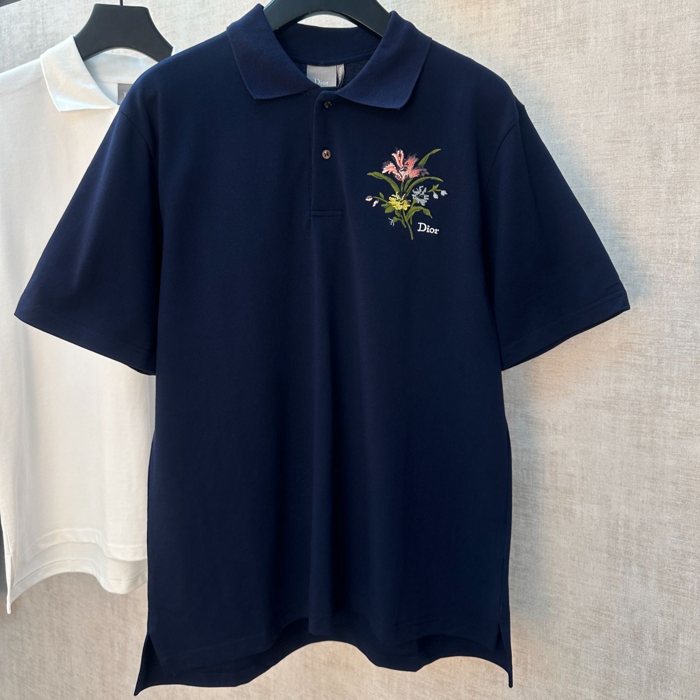 DIOR Relaxed-Fit Polo Shirt（693J808A3040_C084）