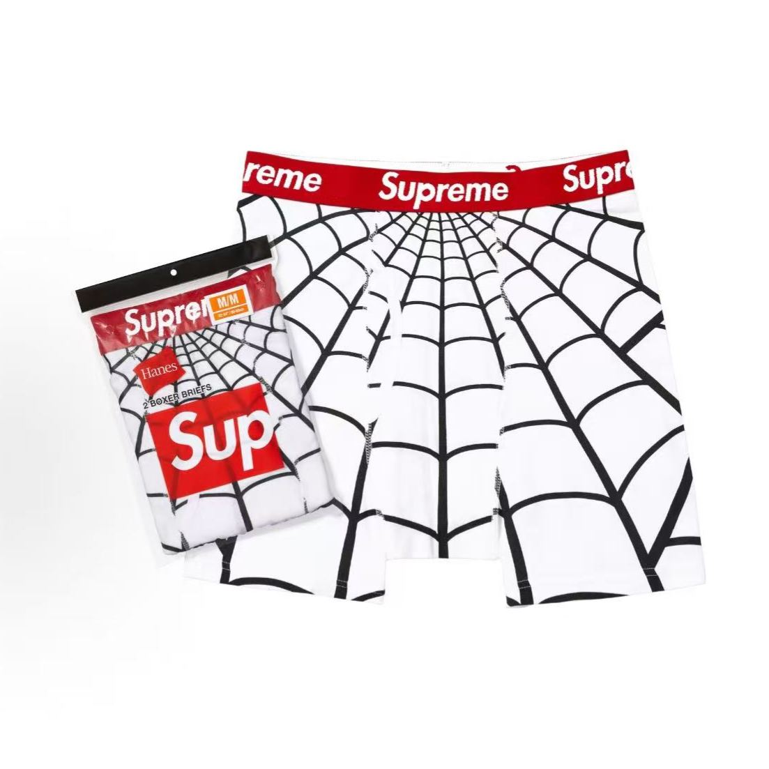 Supreme Hanes Spider-Man Boxer Briefs(2 Pack) （SUP-SS26-065）
